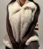 Off-White Faux Fur Vest