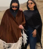 Velvet Kaftan Shawl - Image 3