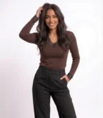 Lace V-Neck Top - Image 9